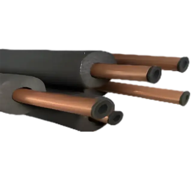 13MM PRE INSULATED STRAIGHT TUBE COPPER 1/4"